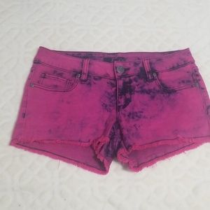 Tie dye shorts